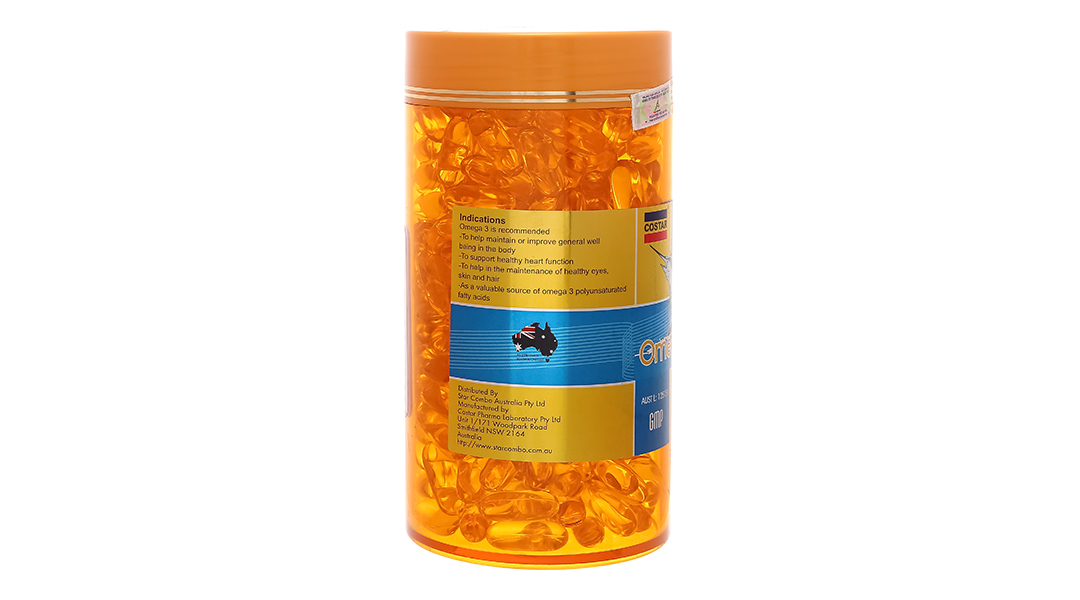 Thực phẩm bảo vệ sức khoẻ: Omega 3 lọ 100 viên - 12