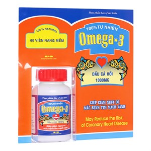 Omega 3 Medipharco hộp 60 viên