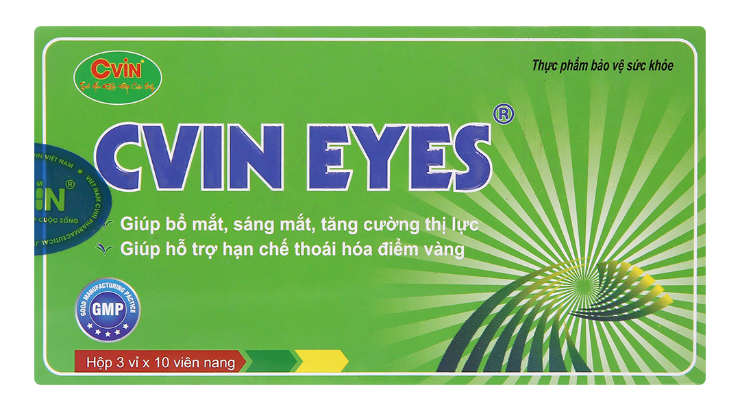 Cvin Eyes bổ mắt, hạn chế thoái hóa điểm vàng