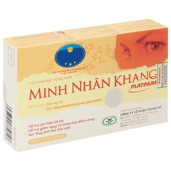 Minh Nhãn Khang Platinum (3 Vỉ x 10v)