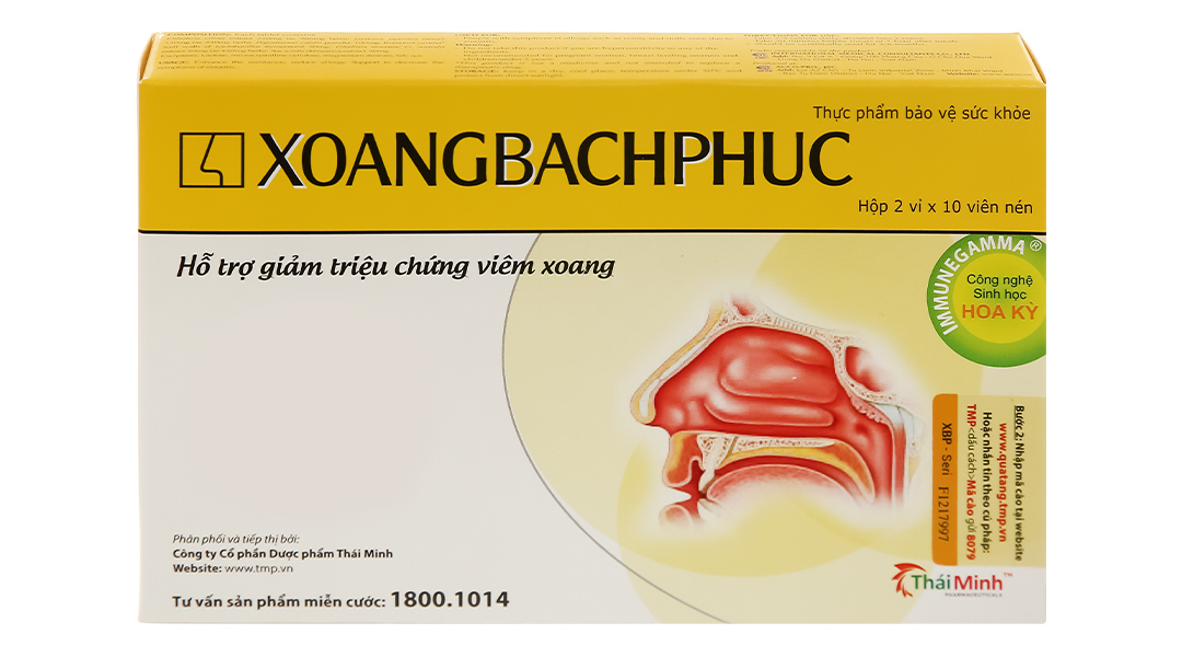 Xoang Bách Phục hỗ trợ giảm triệu chứng viêm xoang