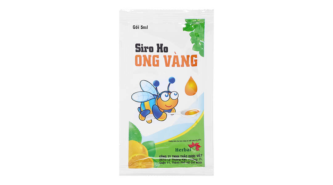 Siro Ong Vàng hỗ trợ giảm ho, đau rát họng
