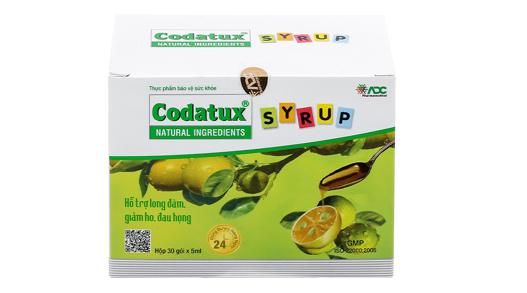 Siro Codatux hỗ trợ giảm ho, đau rát họng