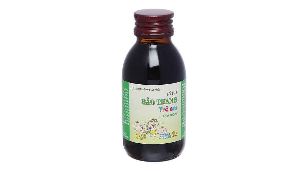 Siro Bảo Thanh trẻ em hỗ trợ giảm ho, bổ phổi