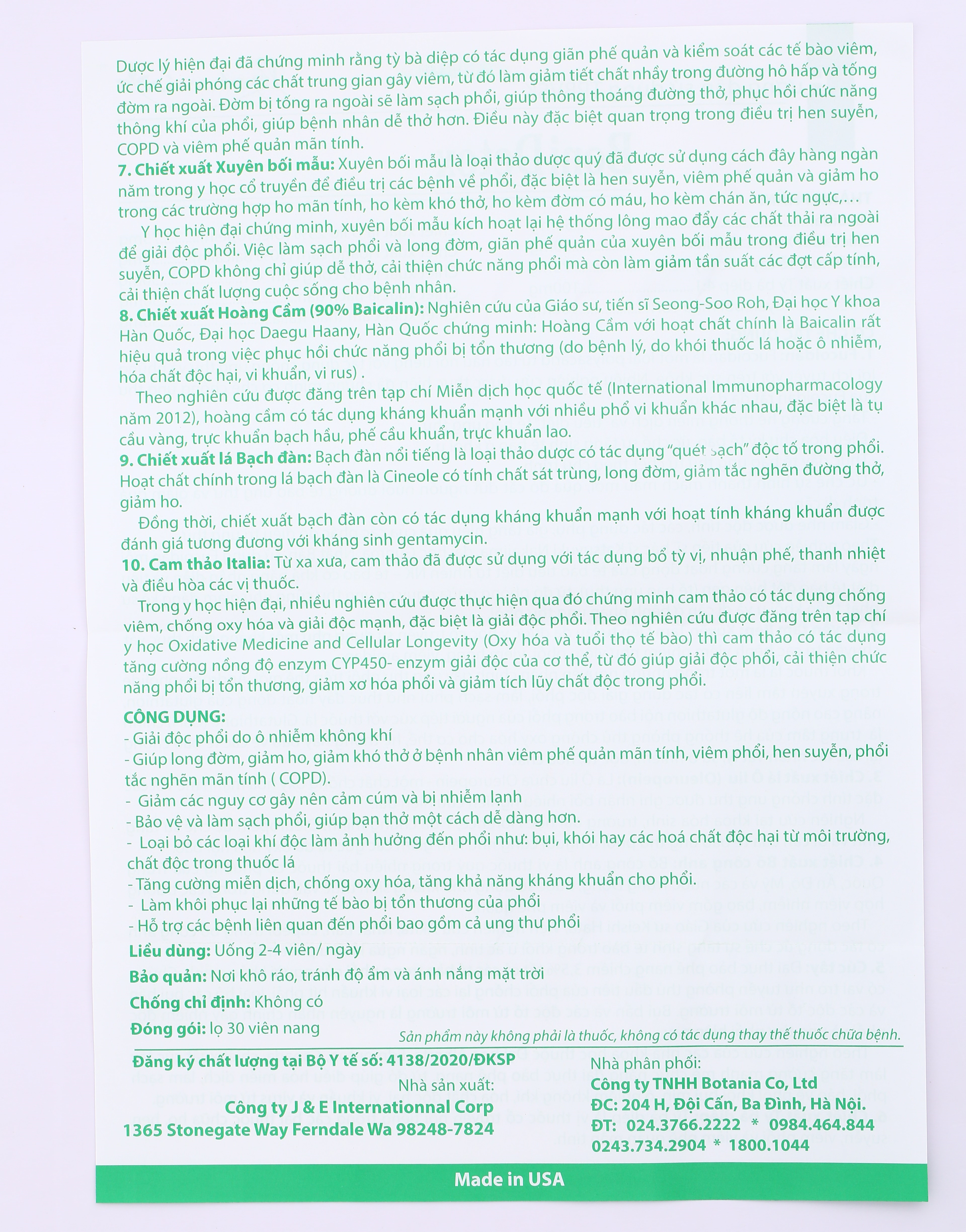 Boni Detox hộp 30 viên - 8