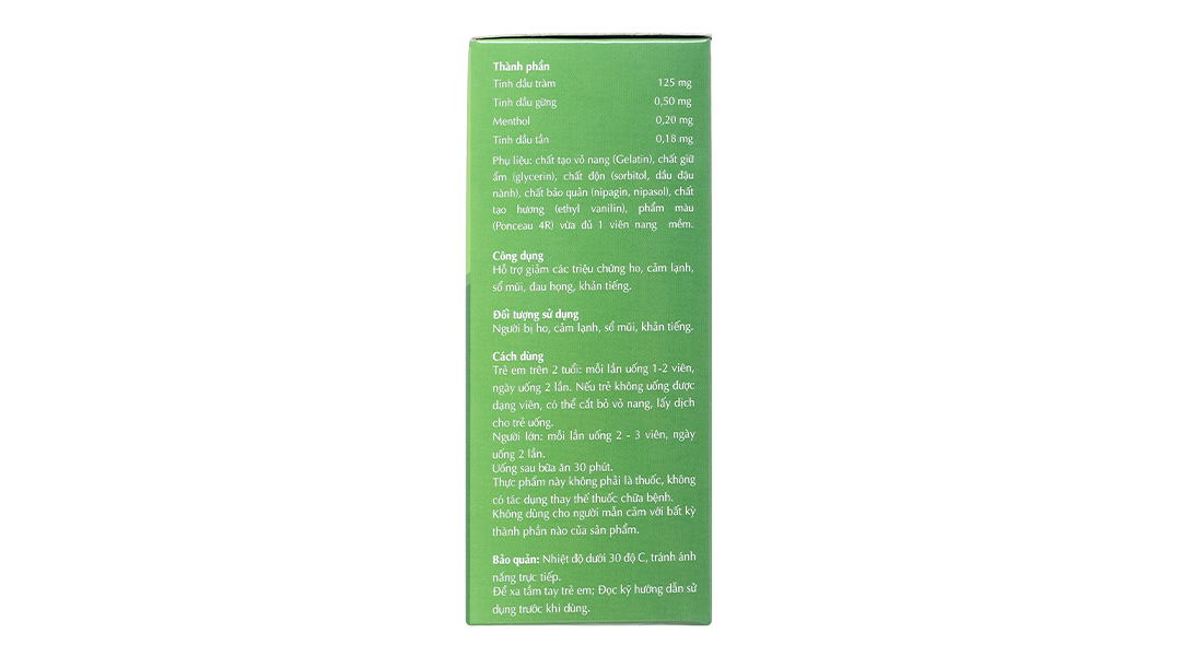 Esoca Plus hỗ trợ giảm triệu chứng cảm lạnh, khản tiếng