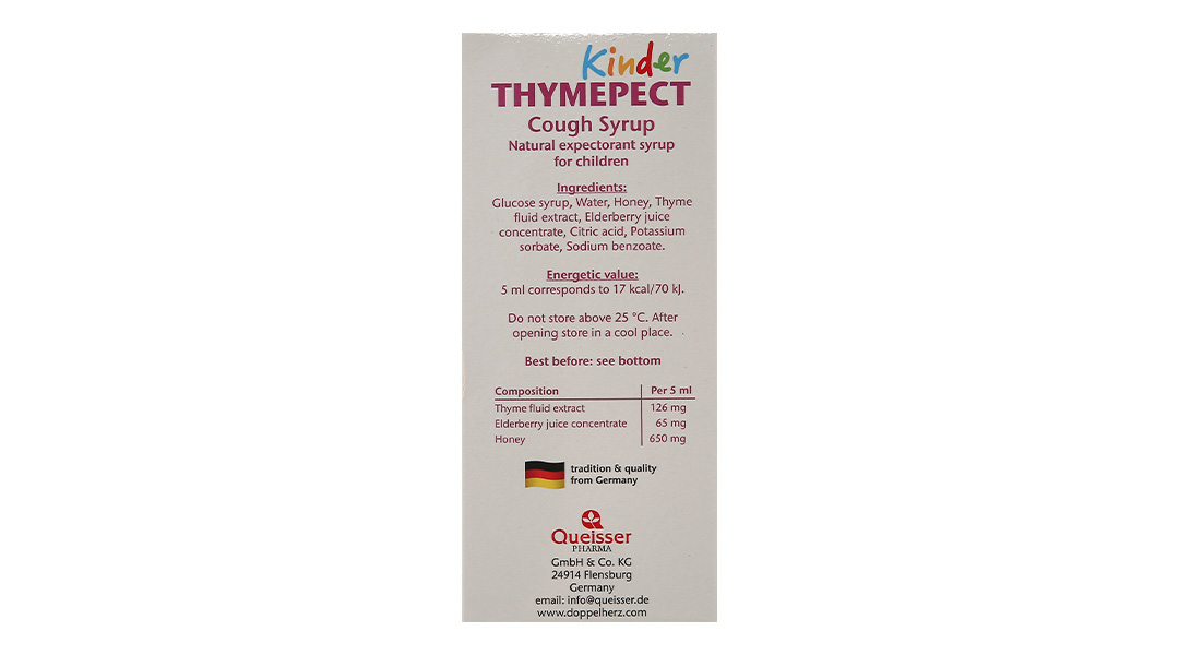 Siro Doppelherz Aktiv Kinder Thymepect hỗ trợ giảm ho
