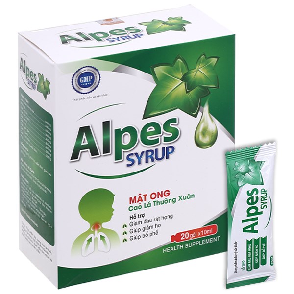 Siro Cali USA Alpes hỗ trợ giảm ho, bổ phổi