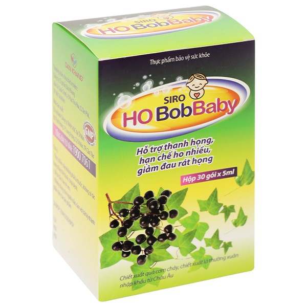 Siro Ho Bobbaby hỗ trợ hạn chế ho nhiều