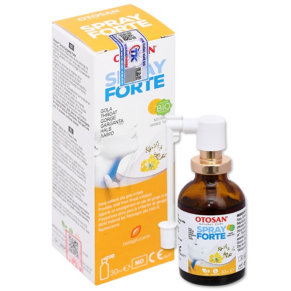 Xịt Họng Otosan Throat Spray Forte Chai 30ml