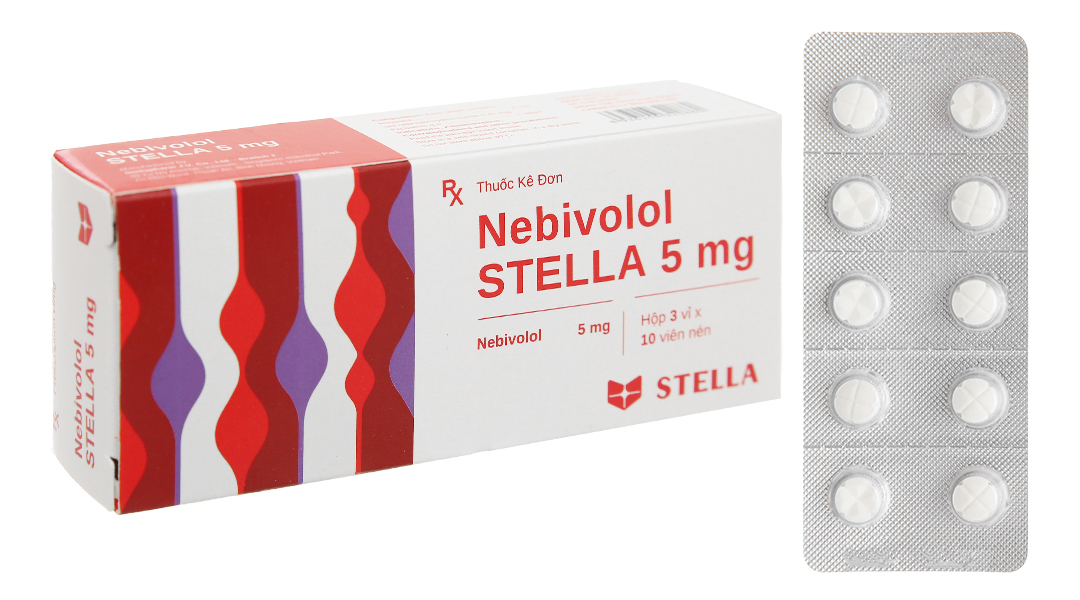 Nebivolol Stella 5mg trị tăng huyết áp