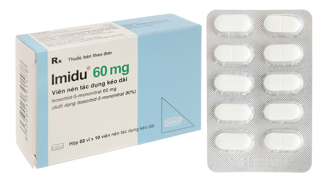 Imidu 60mg trị đau thắt ngực
