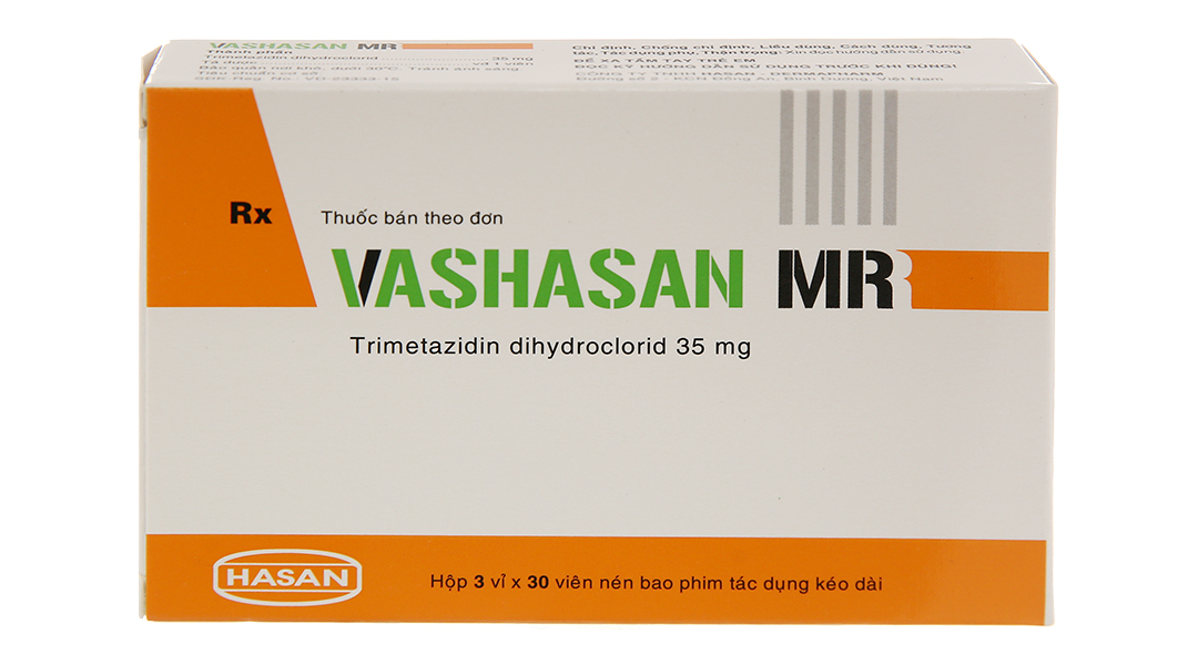 Vashasan MR 35mg trị đau thắt ngực