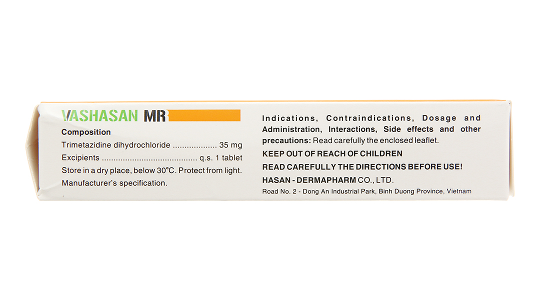 Vashasan MR 35mg trị đau thắt ngực