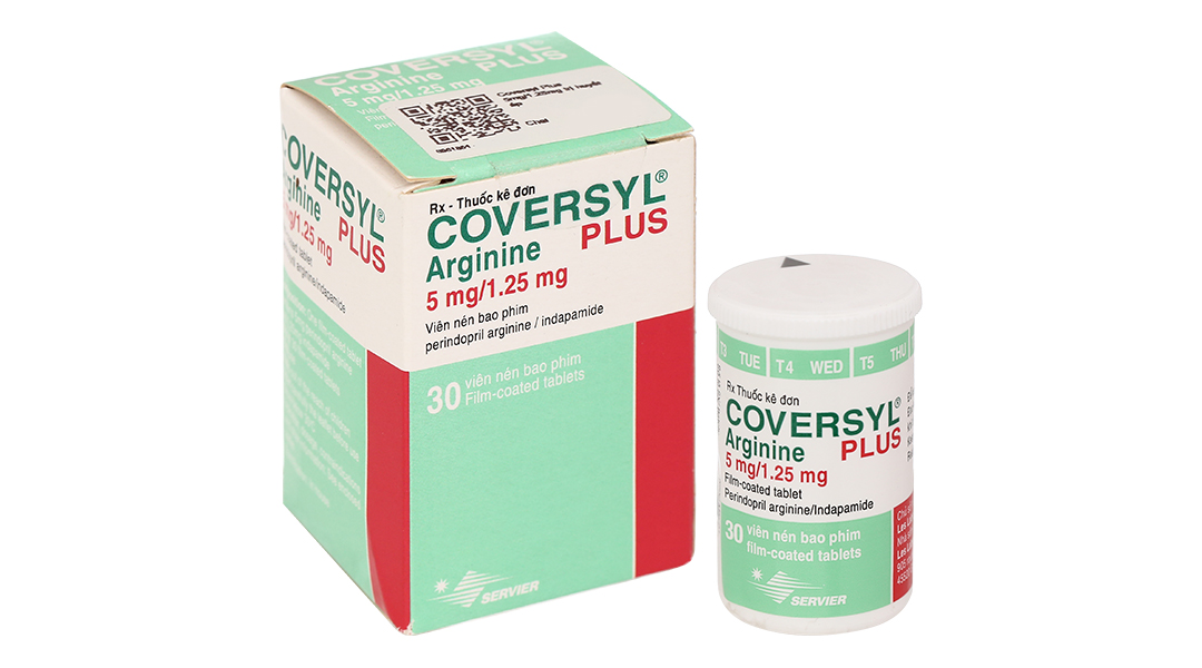 Thuốc Coversyl Plus Arginine có tác dụng gì trong điều trị tăng huyết áp?