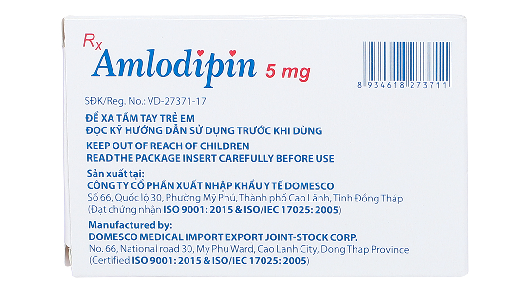 Amlodipine có tác dụng phụ nào không?
