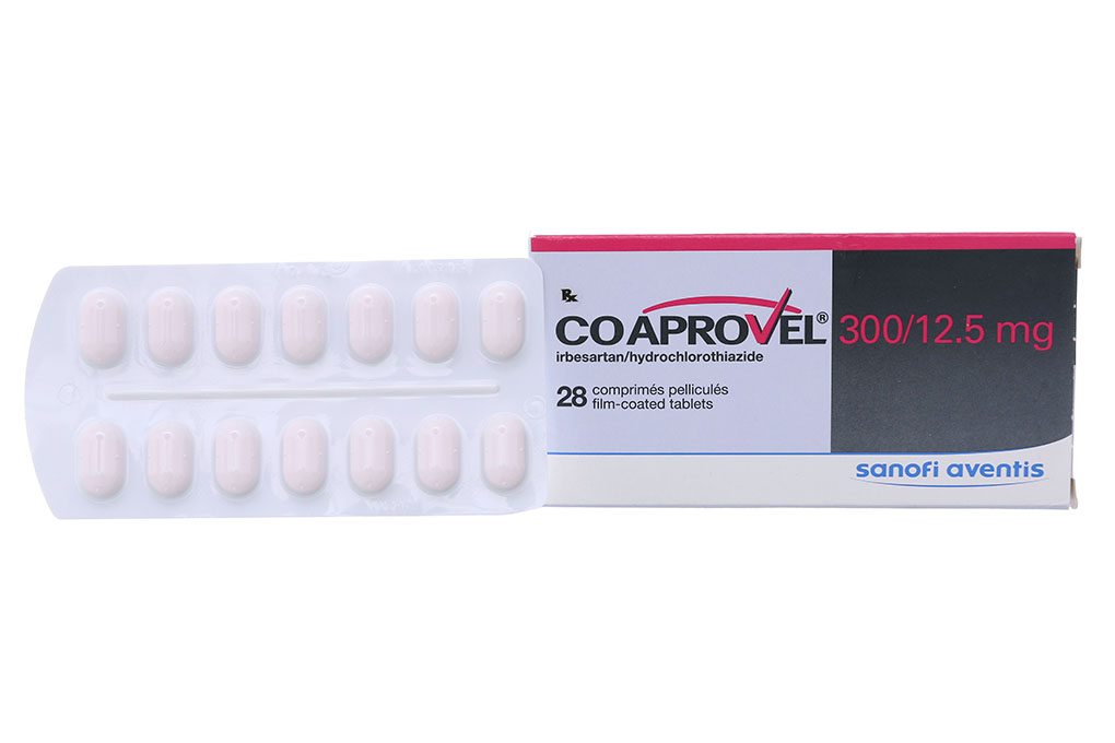 CoAprovel 300/12.5mg trị tăng huyết áp