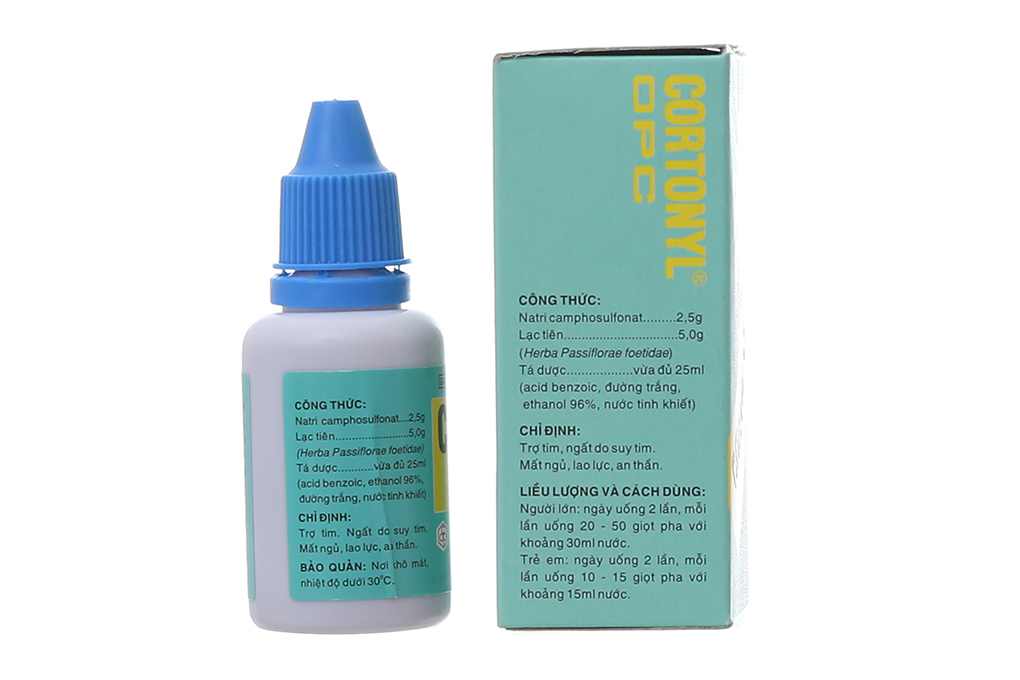 Thuốc nước Cortonyl OPC an thần, trợ tim