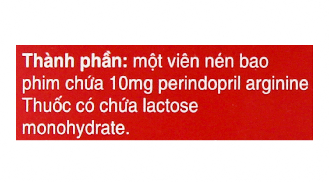 Coversyl 10mg trị tăng huyết áp, mạch vành