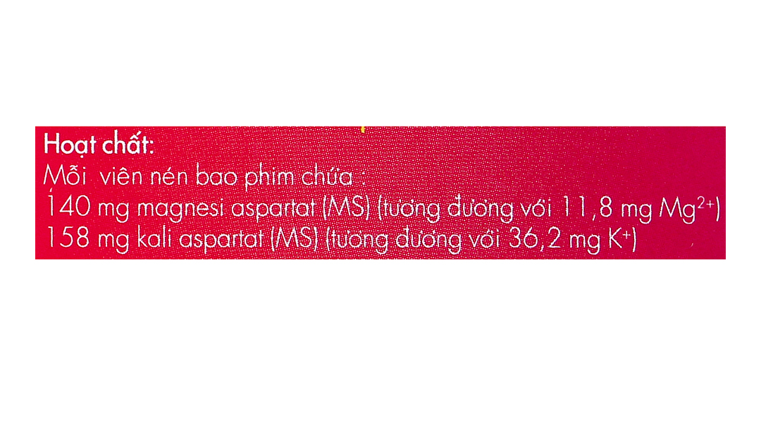 Panangin trị suy tim, loạn nhịp