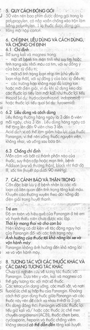 Panangin trị suy tim, loạn nhịp