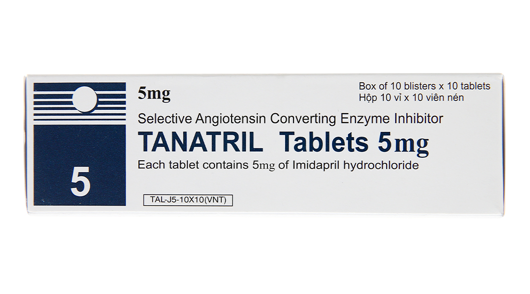 Liều dùng và cách sử dụng Tanatril Tablets 5mg