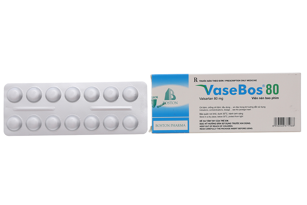 Thuốc tim mạch Vasebos 80 80mg công dụng và cách dùng