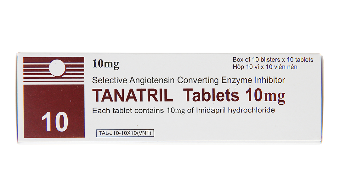 Tanatril Tablets 10mg trị tăng huyết áp (10 vỉ x 10 viên) chính hãng, giao  nhanh trong 2 giờ - 02/2023|Nhathuocankhang.com