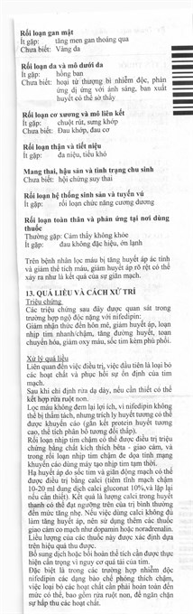 NifeHEXAL 30 LA trị tăng huyết áp, dự phòng trị đau thắt ngực (3 vỉ x 10 viên) - 12