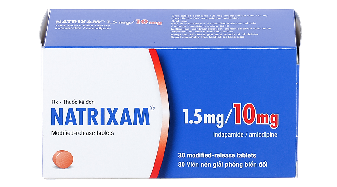 Thuốc Natrixam 1.5mg/10mg có giá bao nhiêu?
