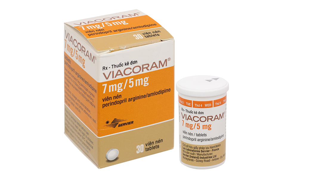 Thuốc huyết áp Viacoram 7mg/5mg có thành phần chính gồm những gì?