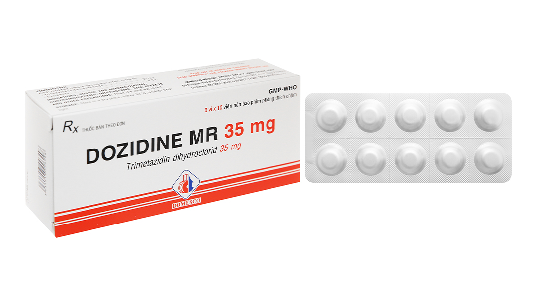 Dozidine MR 35mg trị đau thắt ngực