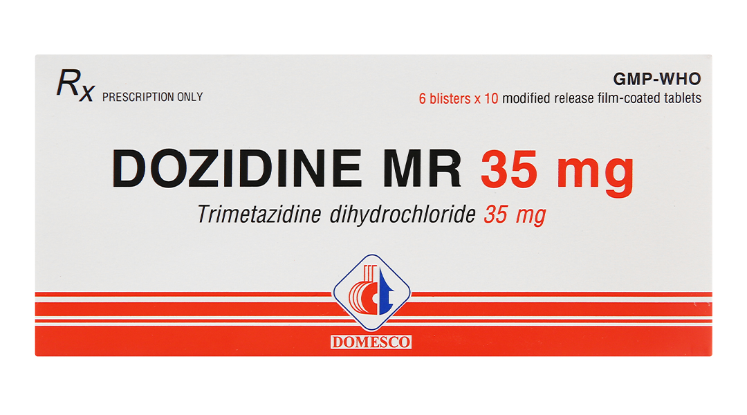 Dozidine MR 35mg trị đau thắt ngực