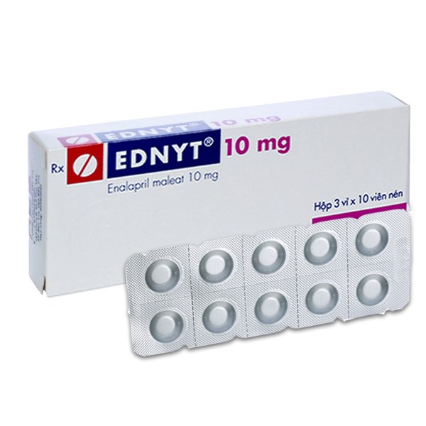 Ednyt 10mg trị tăng huyết áp, suy tim (3 vỉ x 10 viên) - 08/2024 ...