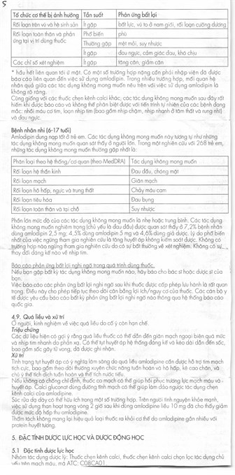 Normodipine 5mg trị tăng huyết áp, đau thắt ngực (3 vỉ x 10 viên) - 9