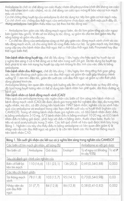 Normodipine 5mg trị tăng huyết áp, đau thắt ngực (3 vỉ x 10 viên) - 10