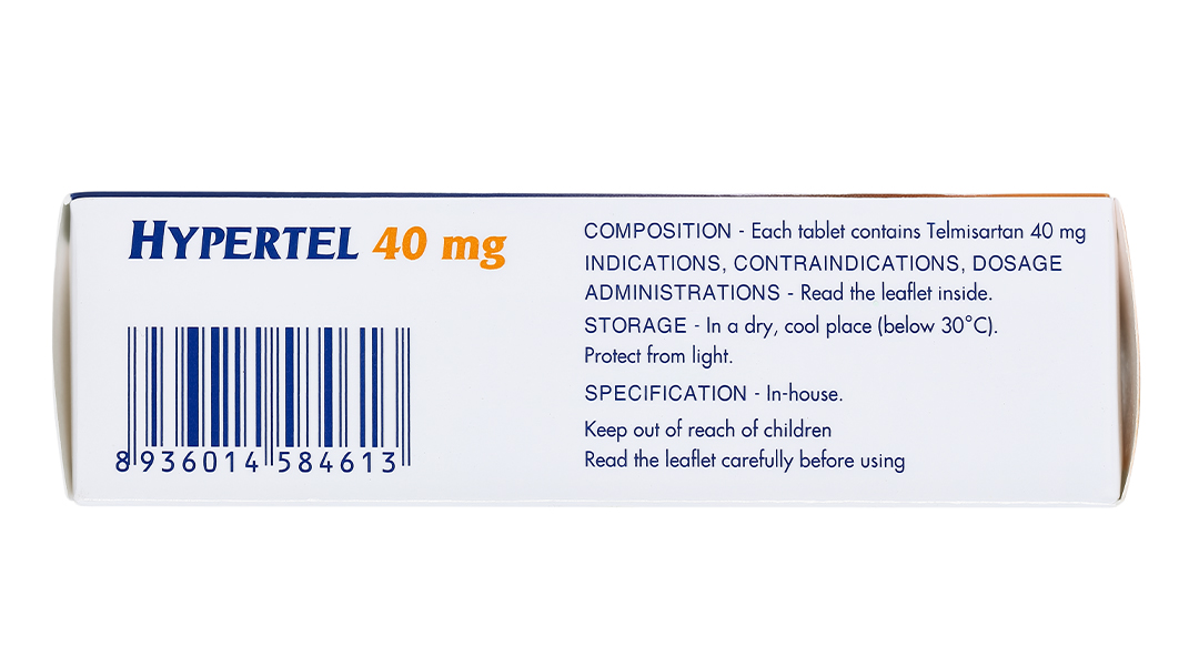 Hypertel 40mg trị tăng huyết áp