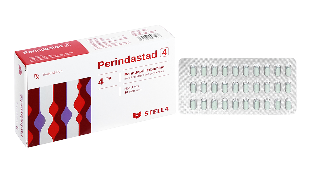 Perindastad 4 trị tăng huyết áp, suy tim