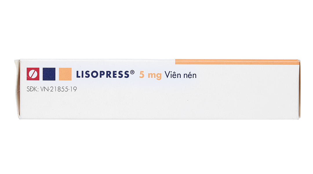 Lisopress 5mg trị tăng huyết áp, suy tim
