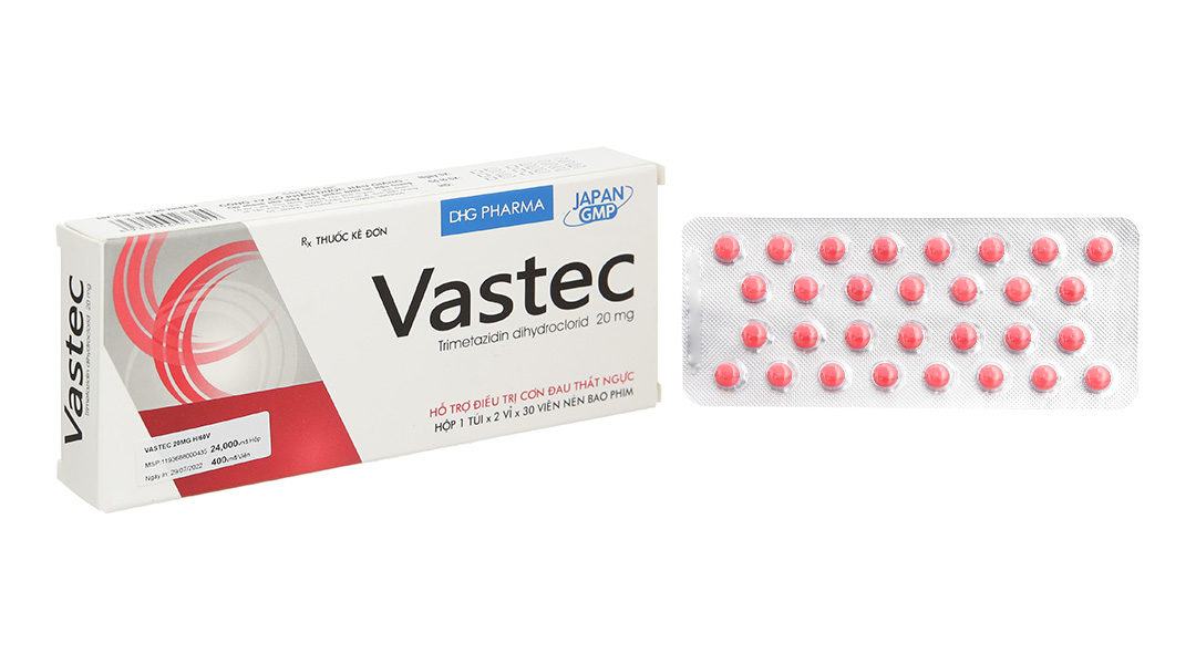 Vastec 20mg trị đau thắt ngực