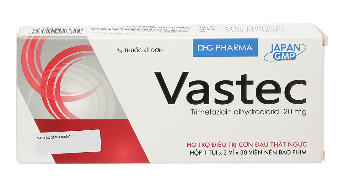 Vastec 20mg trị đau thắt ngực