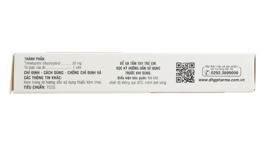 Vastec 20mg trị đau thắt ngực