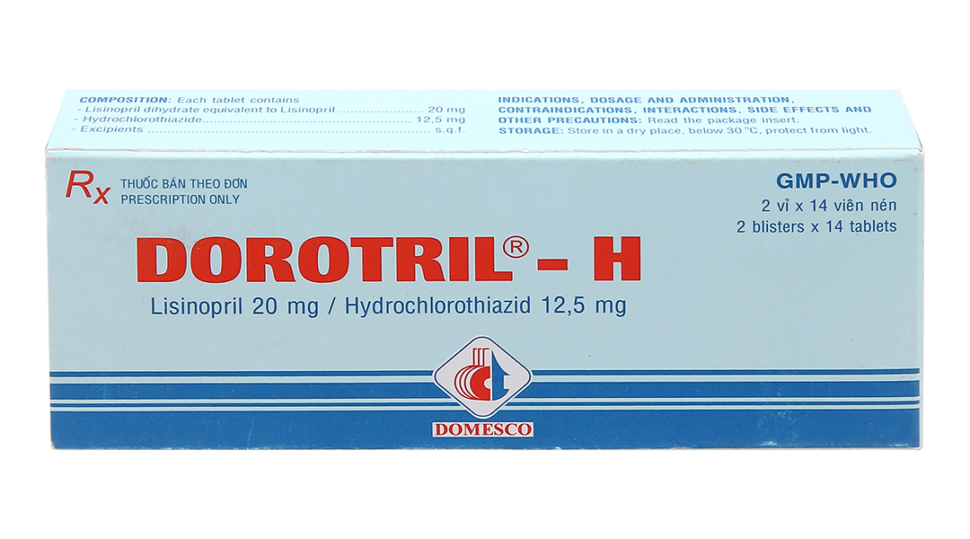 Dorotril - H trị tăng huyết áp