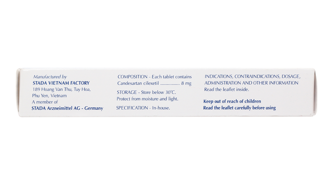 Candesartan Stada 8mg trị tăng huyết áp