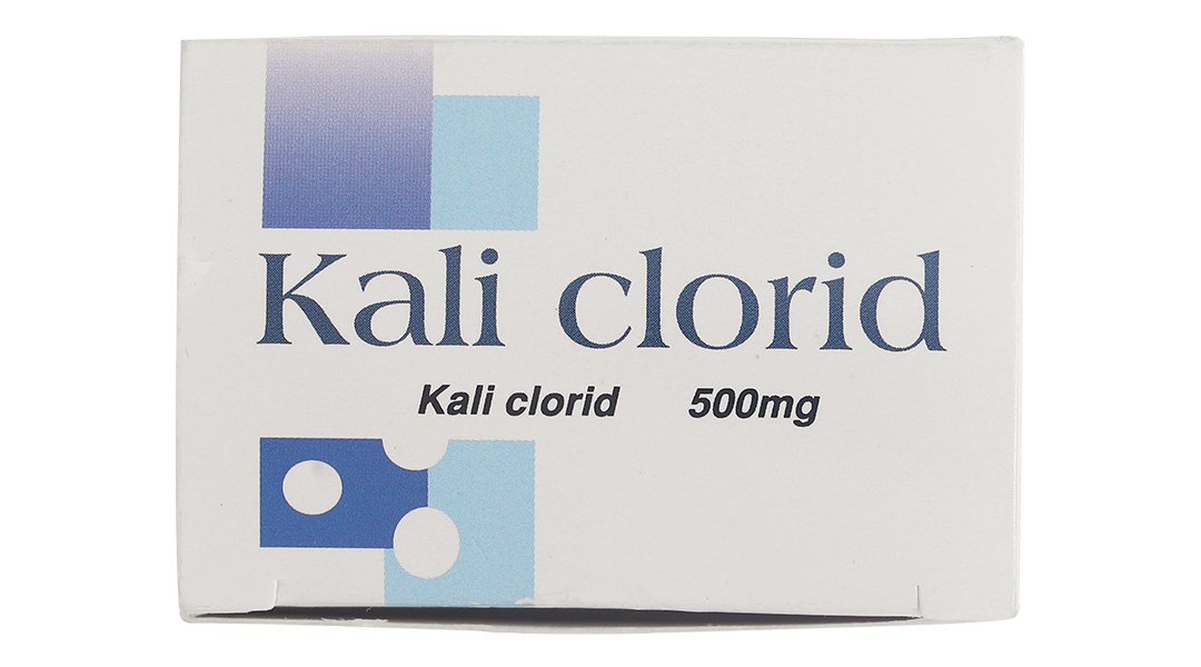 Kali Clorid Nadyphar 500mg phòng và trị triệu chứng giảm kali huyết