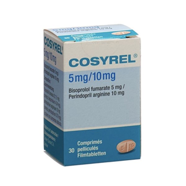 Cosyrel 5mg/10mg trị tăng huyết áp, suy tim mạn tính