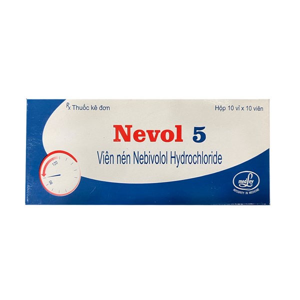 Nevol 5 trị tăng huyết áp vô căn (10 vỉ x 10 viên) - 10/2024 ...