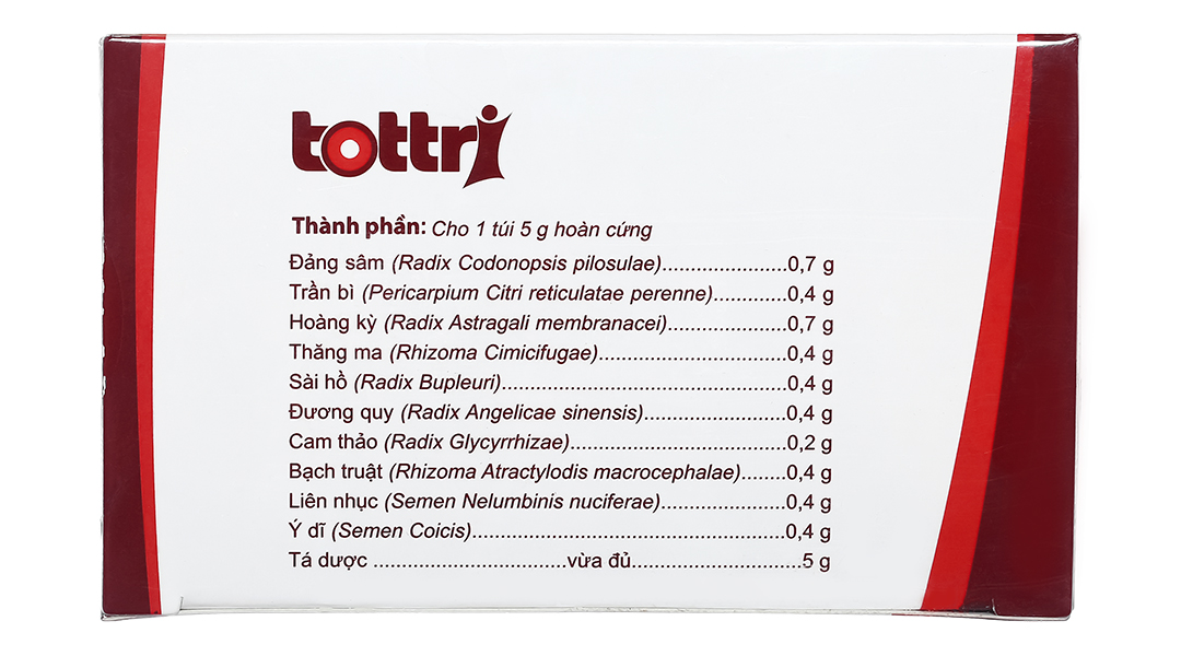 Hoàn cứng Tottri phòng và trị trĩ
