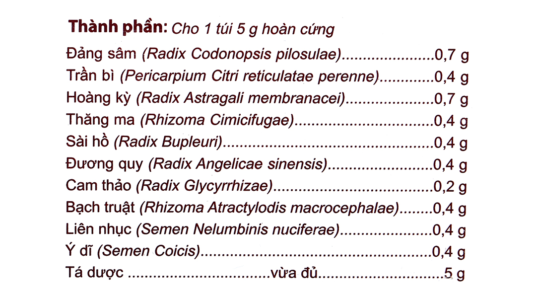 Hoàn cứng Tottri phòng và trị trĩ