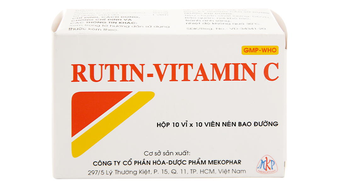 Rutin-Vitamin C trị trĩ, suy giãn tĩnh mạch